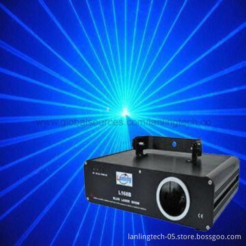 Single Blue DJ DMX Sound/Stage Laser Light with 50mW Power